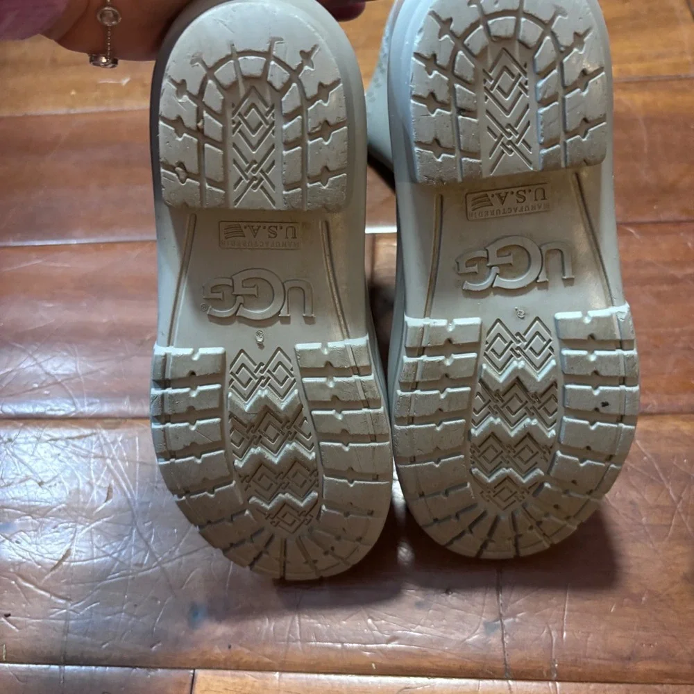 UGG Sienna Grey Rain Boots Waterproof‎ Rubber| Wmn's Size 6